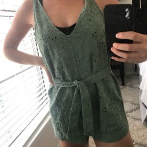 NWT Zara green romper / playsuit